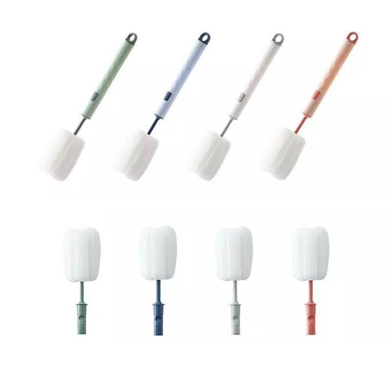 Мягкая губка для мытья чашек, длинная ручка, губка для мытья бутылок, напитков, бокалов, стеклянных чашек, мытья, чистки кухни