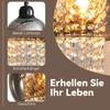Lampe suspendue - NETTLIFE - Modèle 1-flamme - Noir - Métal - Culot E27