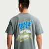 Nike T Shirts Men's Gray Crew Neck Moderate