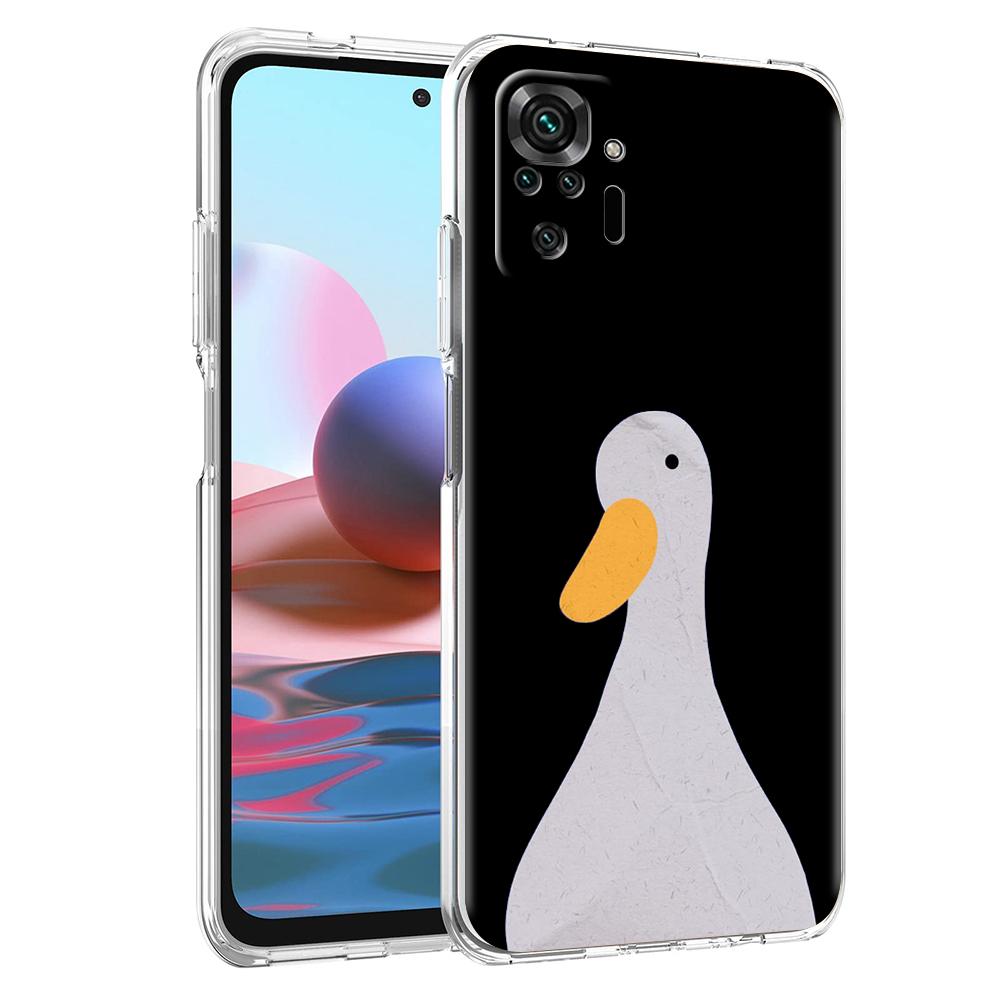 Мультяшный Утенок Сомнения Чехол для Телефона Для Xiaomi Redmi Note 12 4G 11 10 Pro 5G 10C 10S 9S 9 9T 8T 9C 9A 8 8A 7 K50 K40 Игровой Чехол