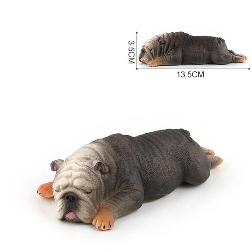 Милая имитация спящего бульдога в форме игрушки-украшения
