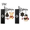 Christmas Room Accent 2PCS Bookshelf Lamp, Resin Santa Claus Elk Snowman Hanging Festive Atmosphere Table Lamp Light, Multi-Color Lighting