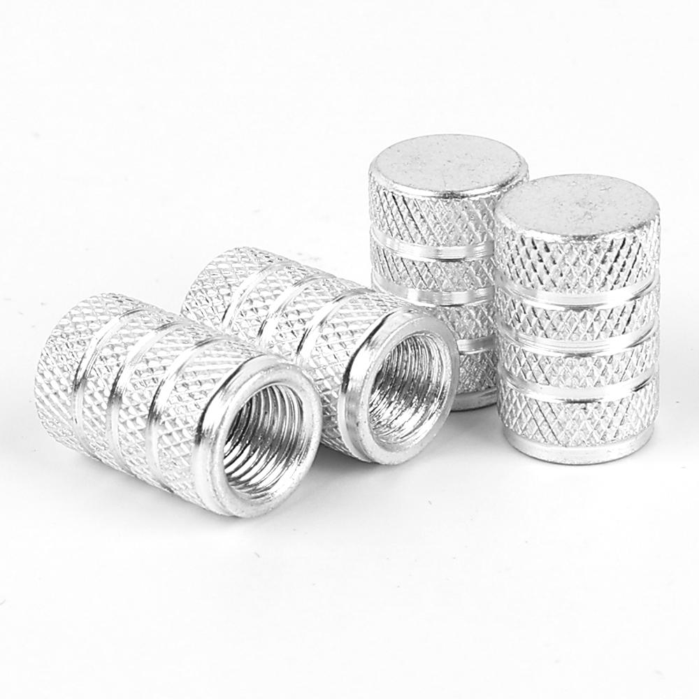4/1PCS Car Tire Valve Stem Caps Bolt Aluminum Dustproof Valve Caps Motorcycle Bike Tires Valves Tyre Stem Valve Caps Thread Caps
