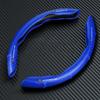 2pcs Carbon Fiber Non-Slip Steering Wheel Cover Car Accessories For Porsche Boxster Cayenne Panamera Macan Cayman 911 918 996 917 991