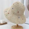 Breathable Sun Hat Holiday Spring Weaving Straw Hat Woman Commutes Camping Taking Photo Handmade Beach Hat for Girl