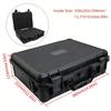Waterproof and Durable Black Camera/tool Suitcase, Customizable Foam Interior, Portable, Safe Storage Case, Shock Resistant Case