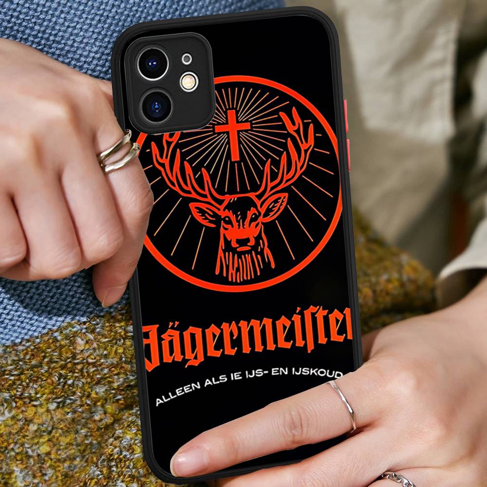 Hot J-JaegermeisterS Phone Case For iPhone 16 15 14 11 12 13 Pro Max Plus 12 XS Max Back Cover Matte Case
