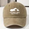 Baseball Cap Fashion Printed Casual Sun Hat Retro Soft Top Peaked Cap Adjustable