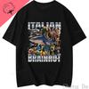 Camiseta Hombre Italian Brainrot Lirili Larila Tshirt Casual Funny Sport Top Short Sleeve Cotton Goth Printed Unisex Y2k Clothes