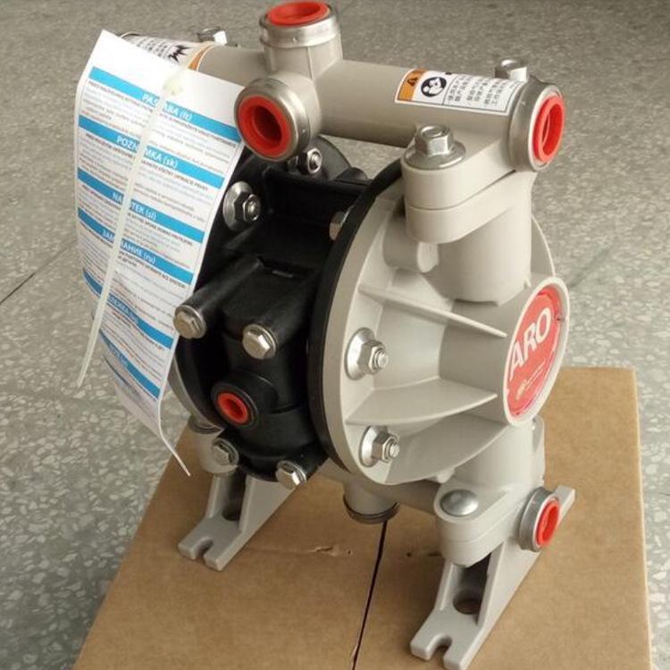 ARO Ingersoll Rand 1/2" Pneumatic Diaphragm Pump, Model 66605J-344, Highly Corrosion-Resistant.