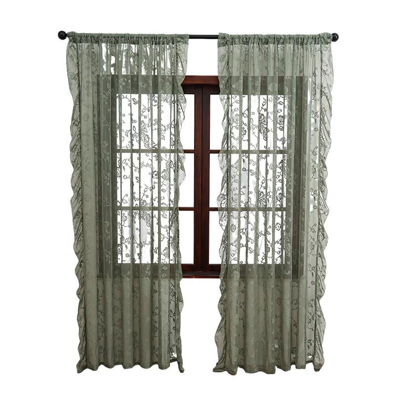 French Lace Sheer Curtain Bedroom Living Room Balcony 2026 Season