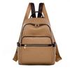 Женский мягкий кожаный рюкзак большой вместимости многофункциональный рюкзак