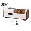 Professional Chef Knife Tool Electric Sharpener, USB Rechargeable Automatic Cutter Sharpener with 4 Non Slip Base Grinding Slots, Grinder for Kitchen