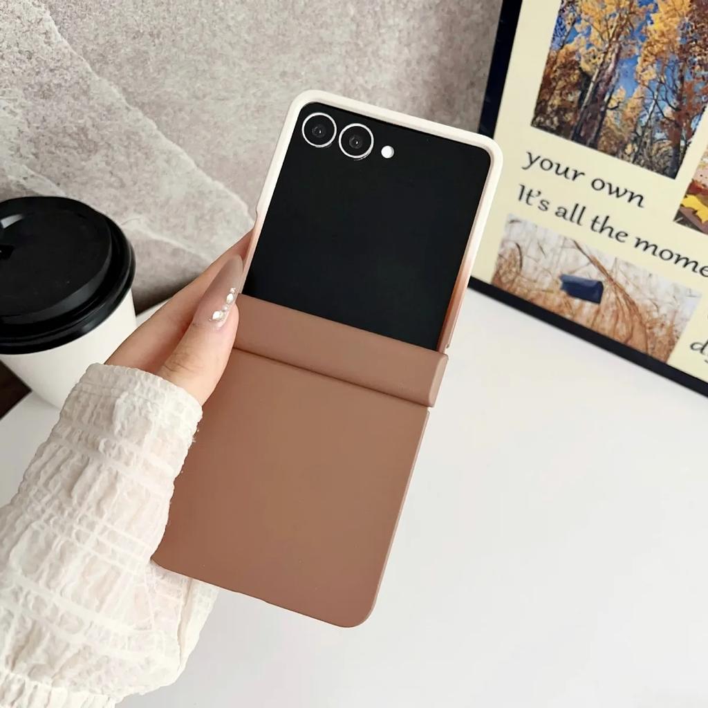 Графичный цветной жесткий пластиковый чехол для телефона Samsung Galaxy Z Flip 7 6 5 4 3 Flip7 FE Flip 6 с защитой шарнира