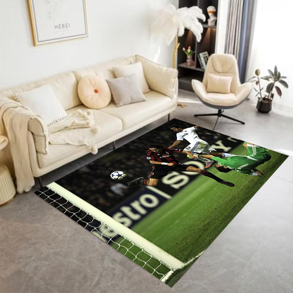 Football Match Action Floor Mat Design for Decorate room Dining Room Entryway Hallway Anti-slip Rug Office home decor Wedding Party Gift