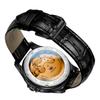 OLEVS Automatic Men’s Wristwatch Multi-Calendar Moon Phase 3 ATM Waterproof Business Classic Luxury Black-A Dial Retro