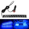 New New White 2X12 LED Car Interior Footwell Floor Decor Atmosphere Light Neon Strip