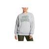 Under Armour Icon Heavyweight Terry Soft Comfortable свитер с круглым вырезом и длинным рукавом American College Sweatshirt Women sweatshirt 1386493-011