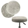 Elastic Bar Round Stool Cover Thickened Seat Chair Slipcover Soft Round Chair Cover