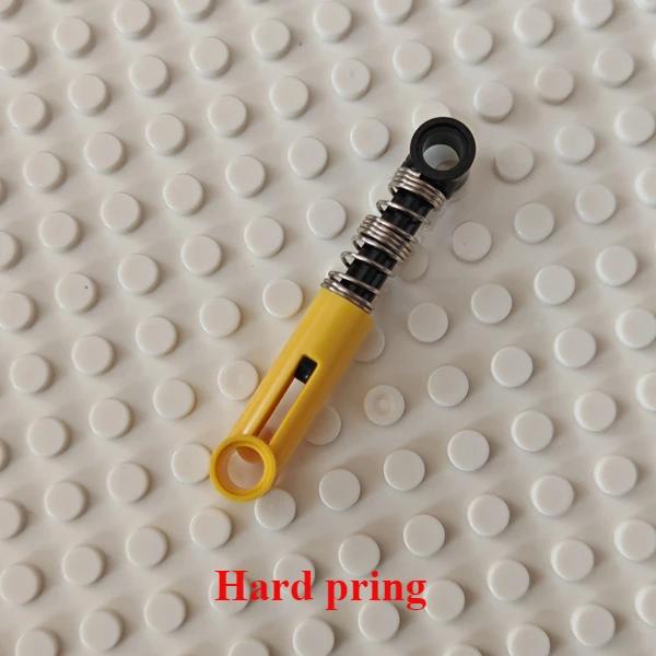 10 шт. Высокотехнологичный Амортизатор Автомобильный Жесткая/мягкая Пружина Деталь Конструктора MOC Совместимая с Lego 92592 18404 76138