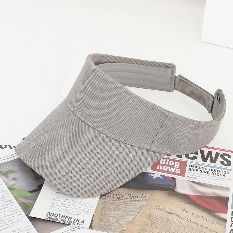 Летняя унисекс-топлес спортивная шляпа от солнца - корейский стиль однотонная повседневная кепка