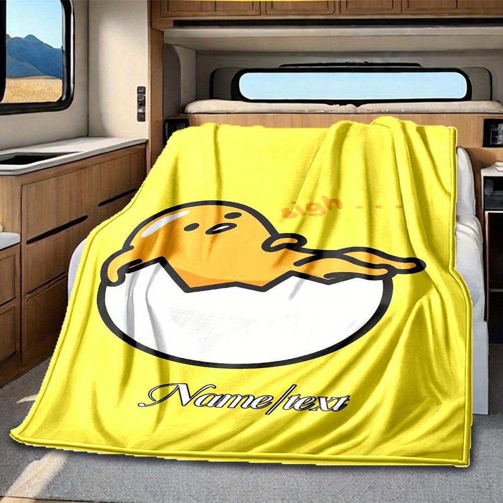 Gudetama Egg Rv Blanket Comfortable Soft Lightweight Multiseasonal Blanket For Travel Camping Picnics Sofas Rvs Beds Living Rooms Giftst52
