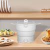 Дорожная кастрюля Мини-Подогрев Силиконовая Посуда Для Кухни Кипяток Пароварка Складная Электрическая Плита
