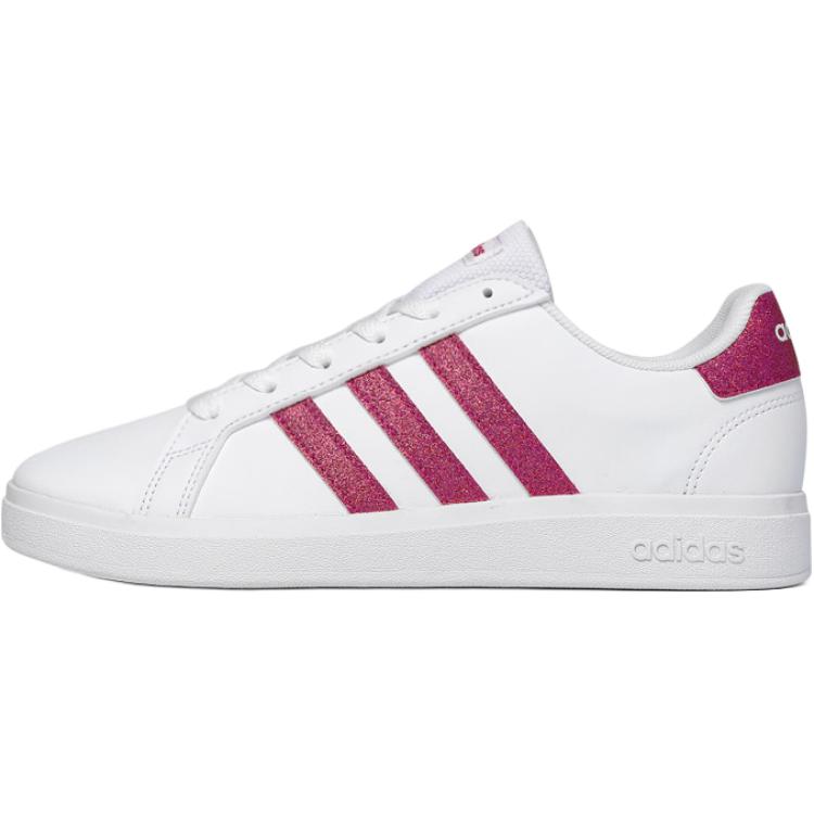 adidas Grand Court 2.0 для больших детей 'Белый Насыщенный Малиновый' GY4764