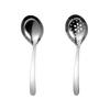 HANYANG 304 Stainless Steel Soup Shell Soup Spoon Household Thickening Creative Long Handle Large Spoon Large Leakage Spoon Hotel Supplies