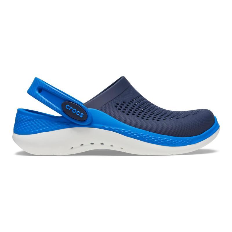 Crocs LiteRide Casual Versatile Wear-Resistant Breathable Hole Non-Slip Children's Sandals Dark Blue Children's Model