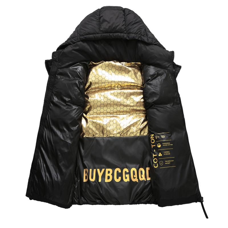 Зимняя мужская куртка без рукавов с капюшоном, парка, повседневный толстый теплый черный жилет для мужчин, верхняя одежда