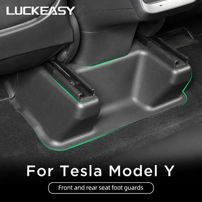 Защитный чехол на переднее сиденье автомобиля для Tesla Model Y, задний порог, противоударная пластина, украшение интерьера, аксессуары для ремонта