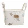 Decorative Basket - LLOPIS - 28159 - Star Print - 17x13.5x20 Cm - With Handles