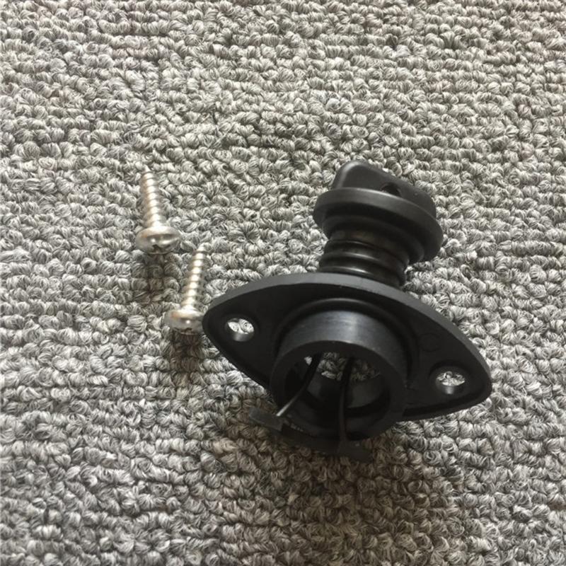 Универсальные Стандартные Самоудерживающиеся Черные Нейлоновые Заглушки для Слива Морских Лодок Яхт Каяков Корпуса Транца Замена