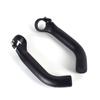 1 Pair Aluminum Alloy Bicycle Vice Handles Ergonomic Extended Rest Horn Handlebar One-piece Forged
