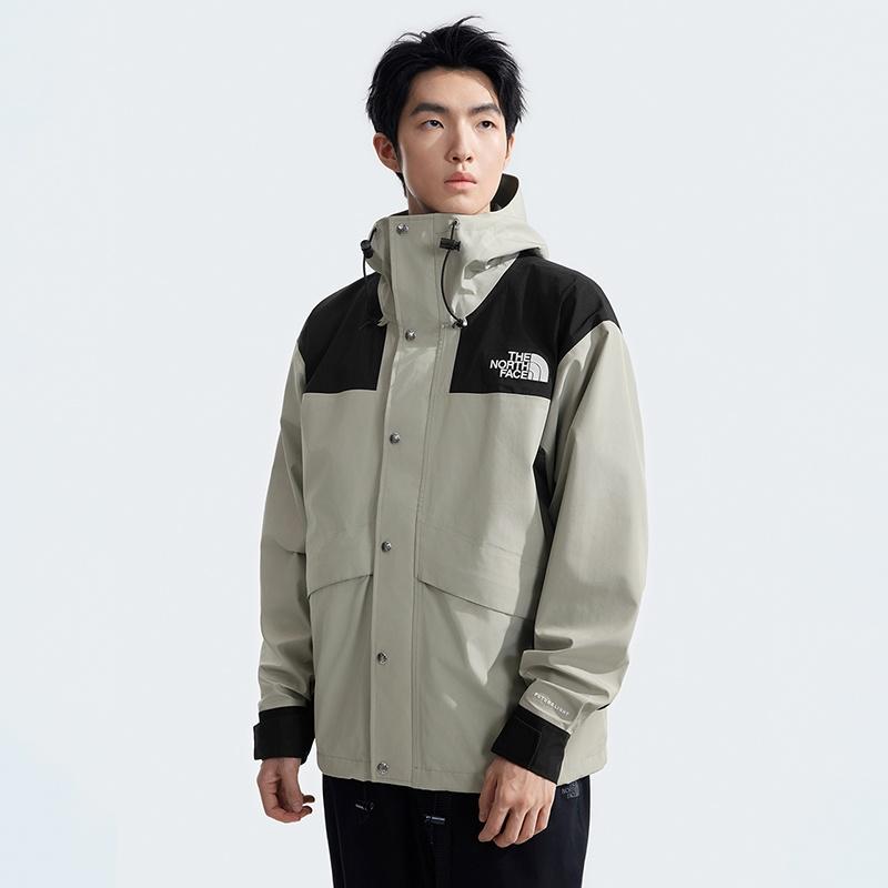 THE NORTH FACE 1986 Series FW24 Waterproof, Windproof, And Breathable Windbreaker Jacket Unisex Clay Gray NF0A8AKJ5IF