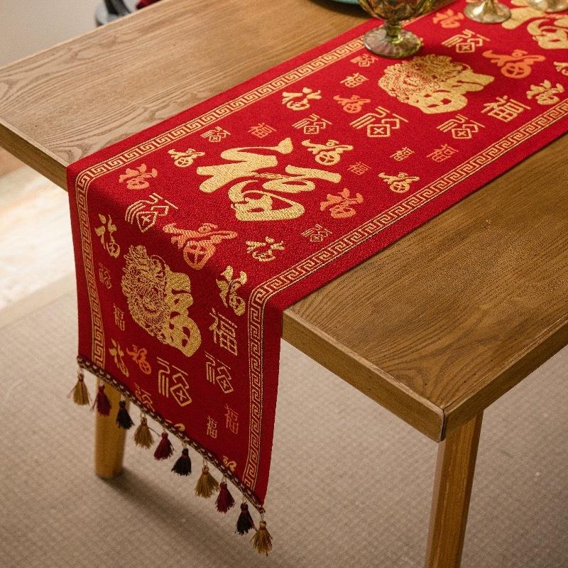 Рождественская снежинка украшение дорожка для стола жаккардовая скатерть для столовой новогодний подарок для дома кухня деревенский декор кровать хвост флаг чехол