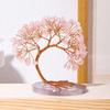 For Bestseller 17-inch Phoenix-tail 7 Chakras Crystal Tree Ornament Colorful Crystal Tree Life Decoration Yoga Tree