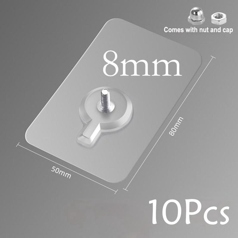 5/10/20 Pcs HIgh Quality Punch-free Screws Strong Self-adhesive Suction Cup Sucker Wall Hooks Hanger for Kitchen Bathroom Tools