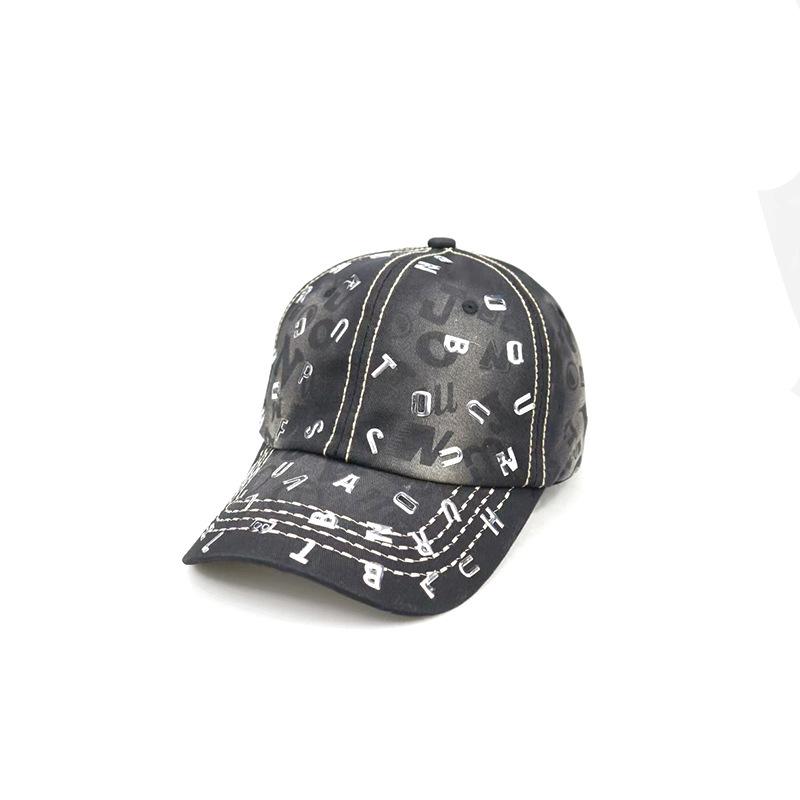 Унисекс Ретро Буквы Алмазная Точечная Бейсболка Винтажная Snapback Хлопок Повседневная Защитная от Солнца Шляпа Уличная Мода Гольф Спортивные Кепки