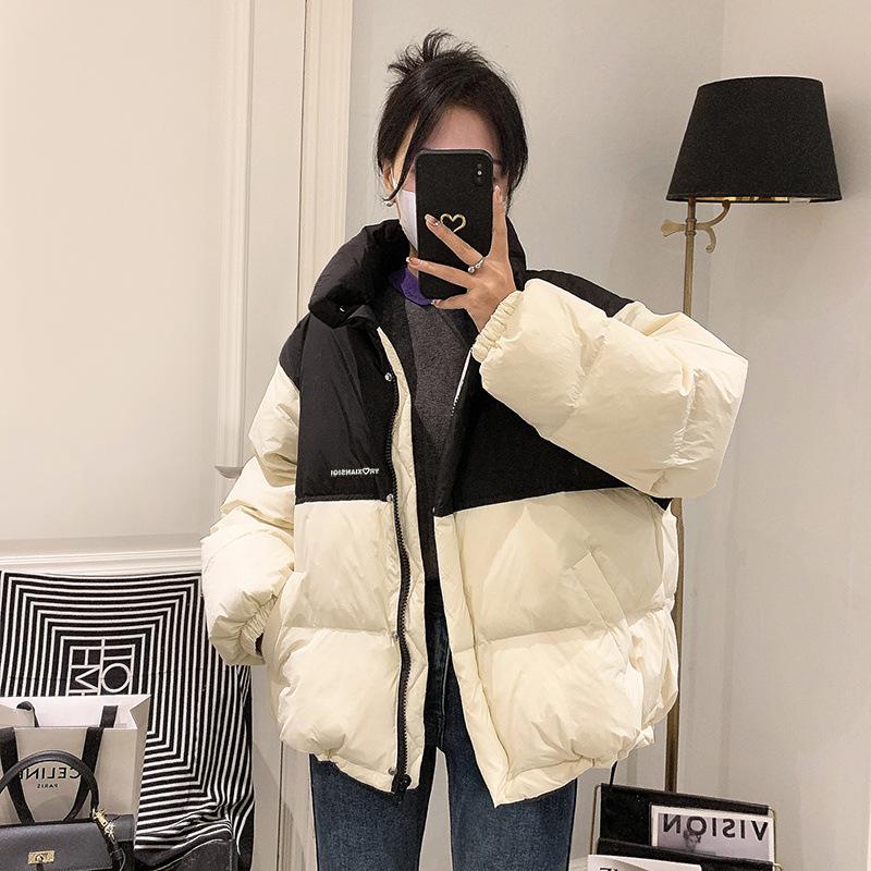 New bread clothes, short down cotton-padded clothes, women's loose winter coat, small cotton-padded jacket.