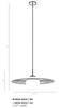 Lampa wisząca Sally MDM-4003/1 BK Italux