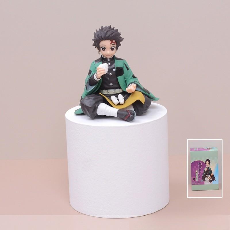 Набор ПВХ Фигурок Клинок Рассекающий Демонов Kimetsu No Yaiba С Сидячими Позами Для Коллекции И Декора