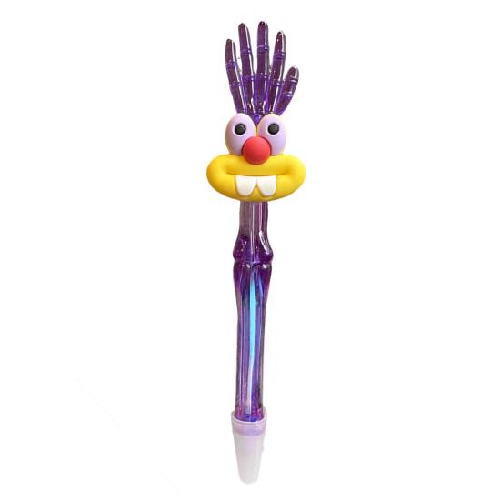 Cute Ballpoint Pens Kids Cartoon Gel Pen With Top Hand
