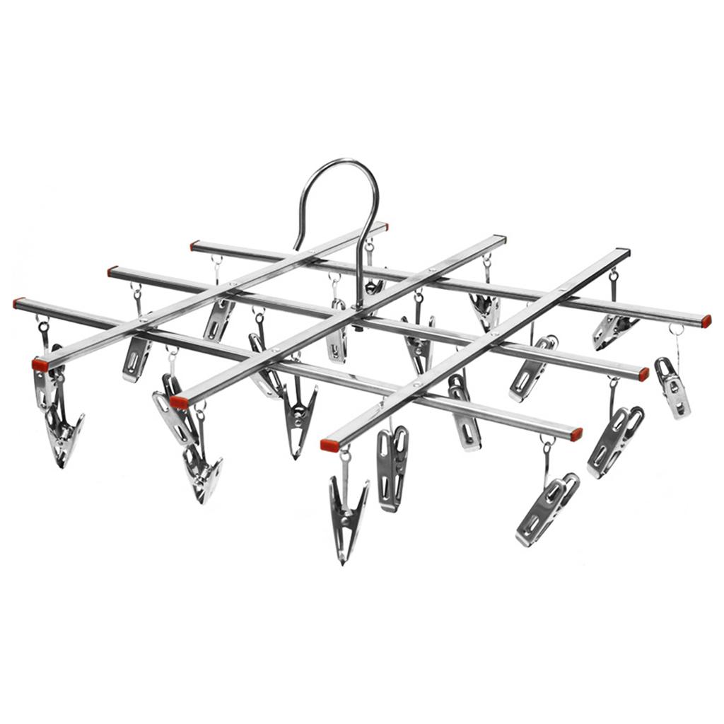 24 зажима складная сушилка для белья вращающаяся вешалка ветрозащитная стойка для сушки носков нижнее белье сушилка для домашнего хранения бельевая стойка новая дропшиппинг