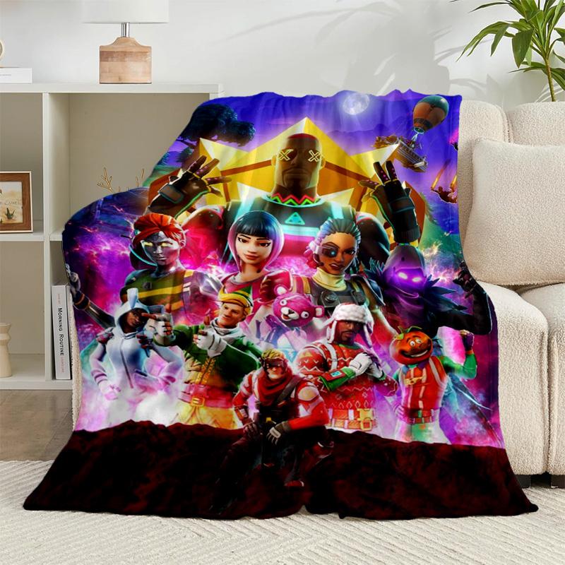 1PC Game Marshmello Dance Flannel Blanket Gift, Suitable for Both Men And Women, Soft Ideal for Beds And Sofa, Birthday Or Christmas Gift