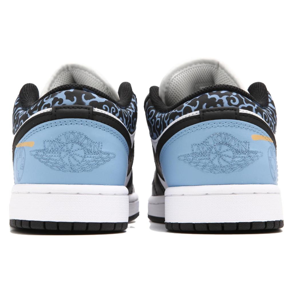 Jordan Air Jordan 1 Low Износостойкие Дышащие Износостойкие Дышащие Низкие Винтажные Баскетбольные Кроссовки 553558-131(Team82-)
