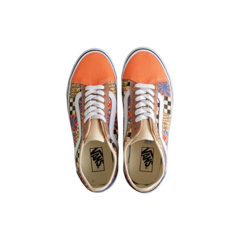 Vans Old Skool Зауженные 'Оранжевый Белый Синий' Vans VN0A54F4B2X
