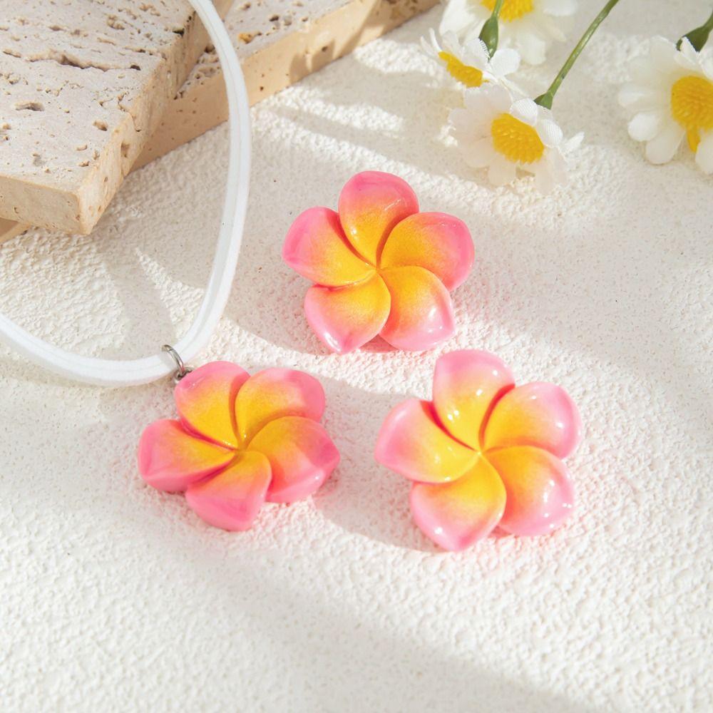 Серьги-цветы в форме яйца, ожерелья, комплект украшений в стиле Богемия, украшения в стиле Богемия, вечеринка