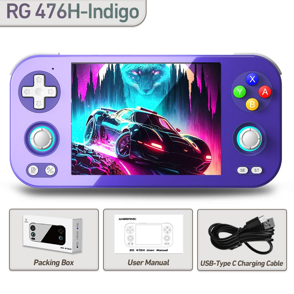 Anbernic RG 476H Handheld Game Console 4.7-inch LTPS In-Cell Screen 3D Hall Joystick Android 13 System Support AI Assistant FOTA